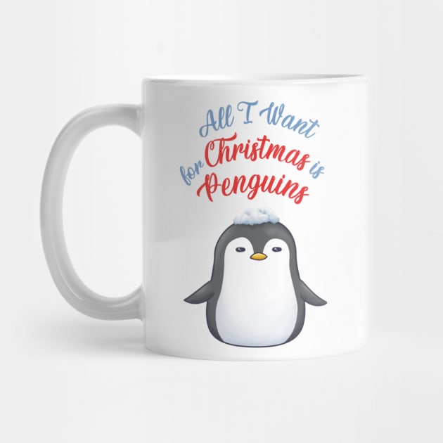 All I Want for Christmas is Penguins by Takeda_Art